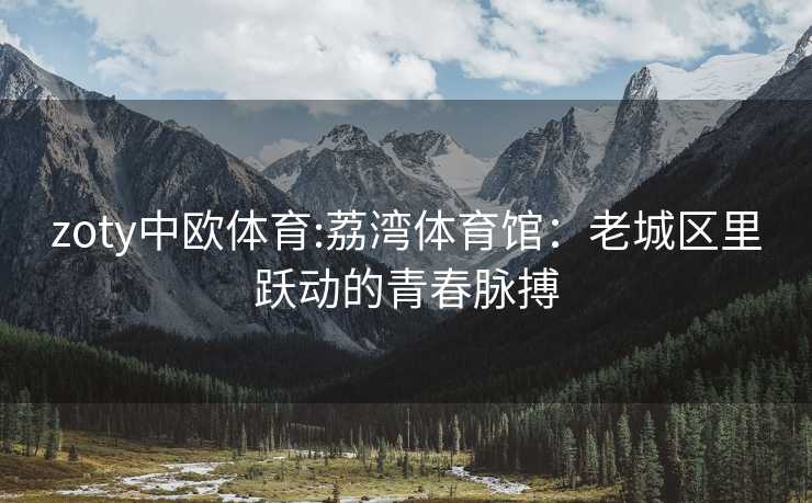 zoty中欧体育:荔湾体育馆：老城区里跃动的青春脉搏